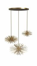  HF8303-AB - Palisades Ave. Collection Hanging Cluster Chandelier
