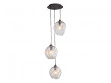  HF8143-DBZ-CL - Sonoma Ave. Collection 3 Light Pendant Cluster