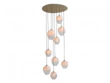  HF8149-BB-WH - Sonoma Ave. Collection 9 Light Pendant Cluster