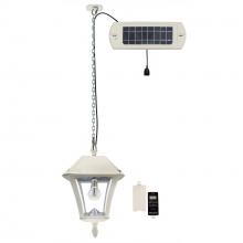  105BCX21 - Baytown II Solar Light Outdoor Pendant Chandelier Hanging Light With Remote Control For Pergola Gaze