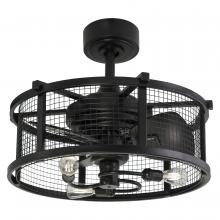 Vaxcel International F0102 - Humboldt 21" Ceiling Fan - Black
