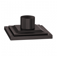  PMB4941-TBZ - Textured Bronze Square Pier Mount