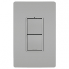 Legrand Radiant RCD33GRY - radiant Two Single Pole/3-Way Switches, Gray