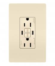 Legrand Radiant 1597TRUSBCCLA - radiant Tamper-Resistant 15A Duplex Self-Test GFCI Receptacles wt SafeLock Protection, Type C/C