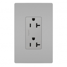 Legrand Radiant 885TR20SGRY - radiant? 20A 125V Tamper-Resistant Outlet, Gray