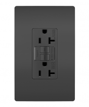 Legrand Radiant 2097TRWRBK - radiant Tamper-Resistant Weather-Resistant 20A Duplex Self-Test GFCI Receptacles wt SafeLock Pro