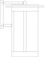 Arroyo Craftsman SAB-11M-AB - 11" Santorini Wallmount