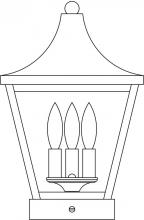  NAC-10CS-RB - 10" Nantes column mount