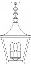Arroyo Craftsman NAH-10RM-BZ - 10" Nantes pendant