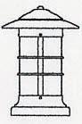 Arroyo Craftsman NC-9LF-RC - 9" newport long body column mount