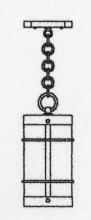 Arroyo Craftsman VH-7NRWO-P - 7" valencia pendant - no roof