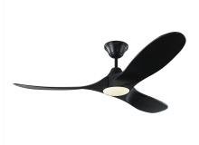 Visual Comfort & Co. Fan Collection 3MAVR52BKBKD - Maverick 52" - Matte Black with Black Blades & Light Kit