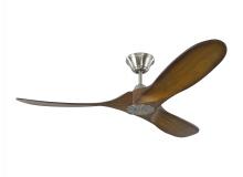 Visual Comfort & Co. Fan Collection 3MAVR52BSKOA - Maverick 52" - Brushed Steel with Koa Blades