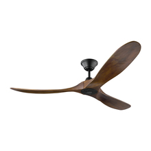 Visual Comfort & Co. Fan Collection 3MAVR60BK - Maverick 60" - Matte Black with Dark Walnut Blades