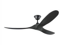 Visual Comfort & Co. Fan Collection 3MAVR60BKBK - Maverick 60" - Matte Black with Black Blades