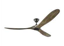 Visual Comfort & Co. Fan Collection 3MAVR70AGP - Maverick Max 70" - Aged Pewter with Light Grey Weathered Oak Blades