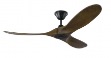 Visual Comfort & Co. Fan Collection 3MAVR52BK - Maverick 52" - Matte Black with Dark Walnut Blades