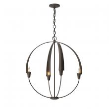 Hubbardton Forge 104203-SKT-05 - Cirque Large Chandelier - Bronze