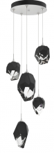 Hubbardton Forge 131139-SKT-STND-02-BP0756 - Chrysalis 5-Light Mixed Crystal Pendant