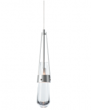 Hubbardton Forge 161040-SKT-STND-10-ZM0434 - Link Clear Glass Low Voltage Mini Pendant