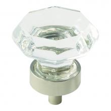 Amerock BP55268CPN - Traditional Classics 1-5/16 in (33 mm) Diameter Clear/Polished Nickel Cabinet Knob