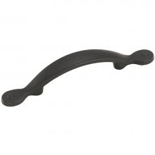 Amerock BP1590FB - Inspirations 3 in (76 mm) Center-to-Center Flat Black Cabinet Pull