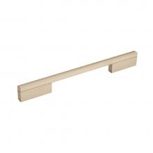 Amerock BP36736SC - Separa 8 in (203 mm) Center-to-Center Silver Champagne Cabinet Pull