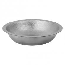 Premier Copper Products TFLR18EN - 18'' Round Under Counter Terra Firma Copper Sink in Nickel