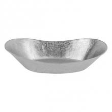 Premier Copper Products TFVBT23EN - 23'' Bath Tub Vessel Terra Firma Copper Sink in Nickel