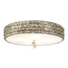 Lucas McKearn FM1238S-20 - Trellis Silver 3-Light Flush