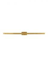  700DES36NB-LED930-277 - Dessau Modern dimmable LED 36 Picture Light in a Natural Brass/Gold Colored finish