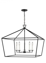 Visual Comfort & Co. Studio Collection 5692605EN-112 - Dianna Five Light Wide Lantern - Midnight Black