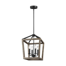 Visual Comfort & Co. Studio Collection F3190/4WOW/AF - Gannet Small Chandelier - Antique Forged Iron