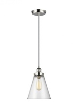 Visual Comfort & Co. Studio Collection P1347PN - Baskin Cone Pendant - Polished Nickel