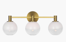 Visual Comfort & Co. Studio Collection SLV1003BBS - Torian 3 - Light Vanity