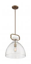 Nuvo 60/7142 - Teresa Bell Pendant - Burnished Brass