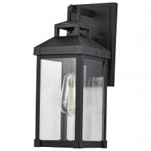 Nuvo 60/7371 - Corning 1 Light Wall Lantern - Matte Black