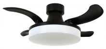  21066501 - Fanaway Orbit 36-inch Matte Black Ceiling Fan with Light