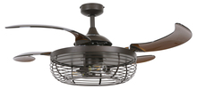  51105001 - Fanaway Carbondale 48-inch Oil Rubbed Bronze and Amber Ceiling Fan with Light