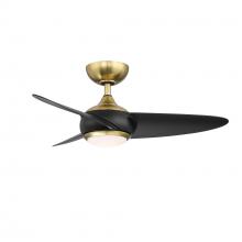  F-094L-SB/MB - Loft in Soft Brass/Matte Black with Luminaire