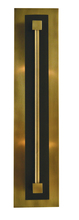  4802 AB/MBLACK - 2-Light Antique Brass/Matte Black Louvre Sconce
