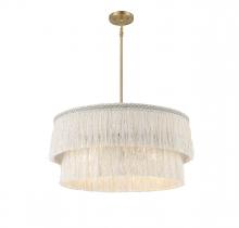  M7037NFR - 5-Light Pendant in Natural Brass