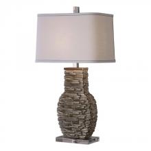 Uttermost 27319-1 - Uttermost Clavin Stack Textured Table Lamp