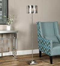 Uttermost 28894-1 - Uttermost Fronda Steel Drum Shade Floor Lamp
