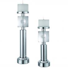 Uttermost 17560 - Uttermost Kyrie Nickel Candleholders, Set/2