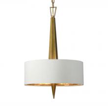  21264 - Uttermost Obeliska 3 Light Gold Chandelier