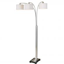  28641-1 - Uttermost Bradenton Nickel 3 Light Floor Lamp