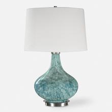  27076 - Uttermost Celinda Blue Gray Glass Lamp