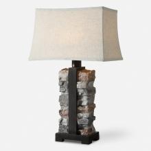  27806-1 - Uttermost Kodiak Stacked Stone Lamp