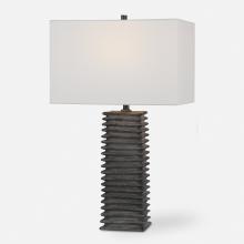  29737 - Uttermost Sanderson Metallic Charcoal Table Lamp